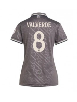 Real Madrid Federico Valverde #8 Ausweichtrikot für Frauen 2024-25 Kurzarm